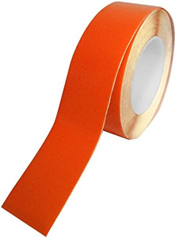 PermaRoute Orange Heavy Duty Floor Marking Tape, 3-Inch x 98 Foot Roll