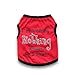 DroolingDog Pet Dog Clothes Small Funny T-Shirt Pet Vest Dog Shirt for Small Dogs, Small, Red