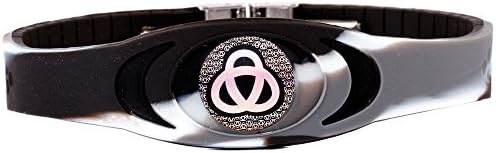 Infinity Pro ION CORE Wristband - Over 4000 Negative Ions Adjustable Bracelet - Tourmaline, Titanium, Germanium, Far Infrared, Alpha Waves, Negative Ions. For Golf, Sport, Sleep. Custom Fit Size & Stainless Steel Clasp