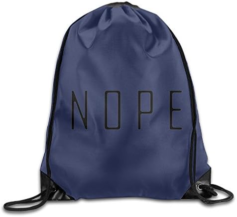 Nkjisa Nope Drawstring Bags School Backpack For Teens College