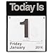 AT-A-GLANCE Daily Wall Calendar 2016, 