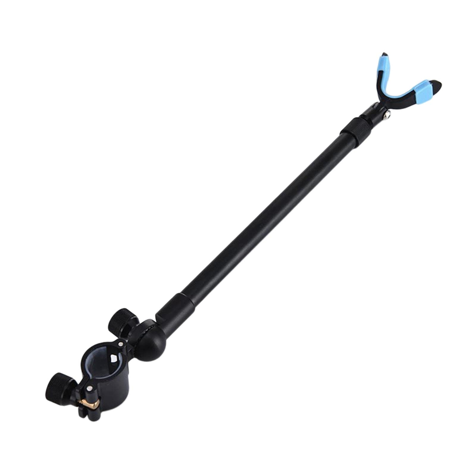 Harilla Telescopic Fishing Rod Holder, Pole Stand, Bracket, Extension Rod Rest , Black