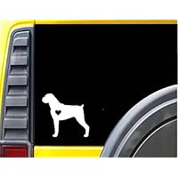 EZ-STIK Boxer Little HeartJ595 6 inch Dog Sticker Decal