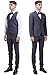 Mens Classic Business Suit Solid Color Suit for Mens Wedding Grey Suit US 36R
