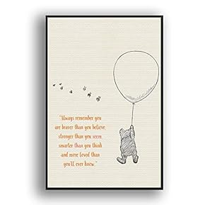 Framed Canvas Wall Art for Living Room, Bedroom Beautiful Quotes Canvas Prints for Modern Home Decoration Ready to Hang - 16"x24" inches