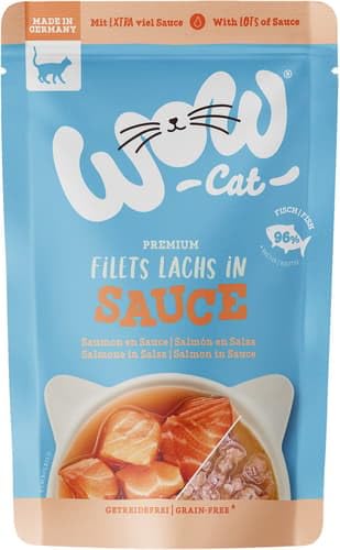 WOW Cat Saumon en Sauce (0,09 kg)