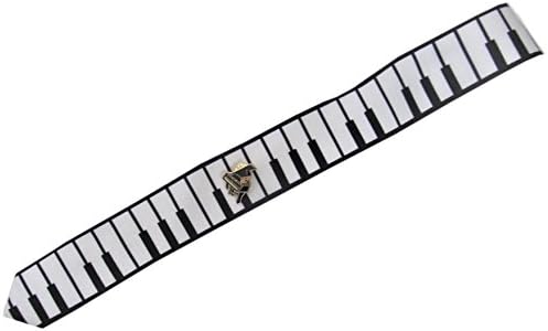 Music Neck Tie, Lapel Pin/Tie Tack Set