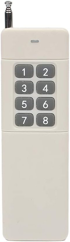 osfanersty 3000M Long Distance High Performance 1/2/4/6/8/12-Channel RF Remote Control Transmitter 433MHz 5