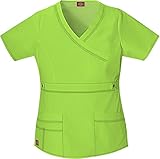 Dickies 817355 Women's Jr Fit Youtility Mock Wrap Top