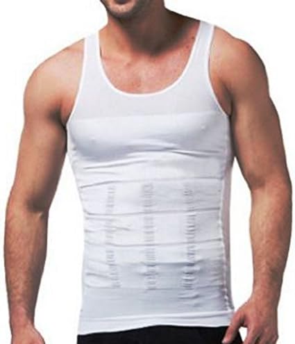 BodyShaper Slimming Compression Support Undershirt for Men (2 Pack)