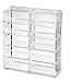 byAlegory Acrylic Compact Makeup Organizer Designed For Larger Compacts | 10 Spaces Designed To Stand Or Lay Flat