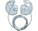 Doc's ProPlugs (pair) Clear, Vented - Small