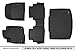 MAXLINER Floor Mats 2 Rows and Cargo Liner (Factory Lower Deck Position) Set Black for 2017-2018 Honda CR-V