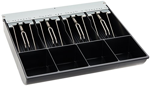 Star Micronics SMD2-1317 Mobile 4 Bill / 4 Coin Cash Drawer with Wi-Fi and Bluetooth Connectivity (13" x 17") - Black