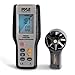 Pyle Digital Wind Speed Anemometer Handheld - Portable Air Flow Meter CFM Thermometer Measurement Gauge Tool Kit w/ LCD, Backlight for Kite Flying, Surfing, Fishing, Sailing, Weather Station - PMA92