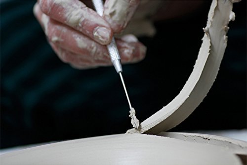 COMIART 2pcs Clay Modeling Sculpture Playdough Pro Needle Detail Tools