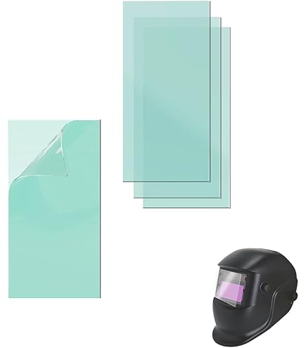 10pcs Welding Helmet Protective Lens Covers 4.61x3.54 - Clear Outer Cover For Auto Darkening Helmets