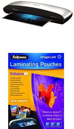 Fellowes Spectra Home Office Jam Free A3 Laminator and Pouches Bundle