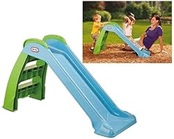 little tikes slide blue and green