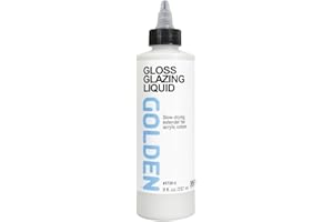 Golden Acrylic Glazing Liquid Gloss - 8 oz Bottle