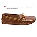 Minnetonka Men's Double Bottom Cowhide Moc, Chestnut Lariat, 10 M US
