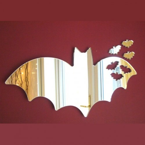 Super Cool Creations Bats out of Bat Mirror - 35cm x 14cm