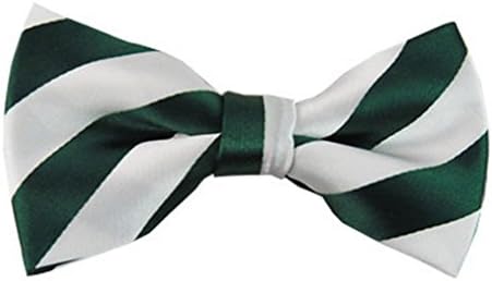Collegiate Stripe Pre-Tied Bow Ties (Multiple Colors)