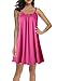 Poulax Womens Summer Causal Solid Color Beach Dress Swimsuit Bikini Cover Ups FBA One Size Pink