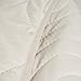 Lavish Home Solid Embossed 2 Piece Quilt Set - Twin - Ivory