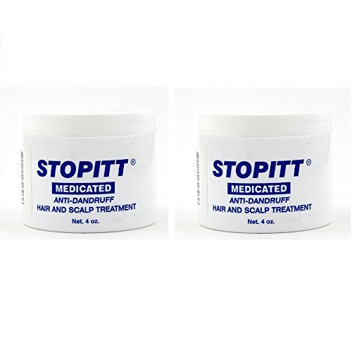 Set of 2 Stopitt 4 oz. Medicated Anti - Dandruff Hair and Scalp Treatment bundled by Maven Gifts