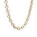 3pcs Mens Womens Stainless Steel 5MM Gold Rose Gold Silver Beveled O Link Chain Necklace 18