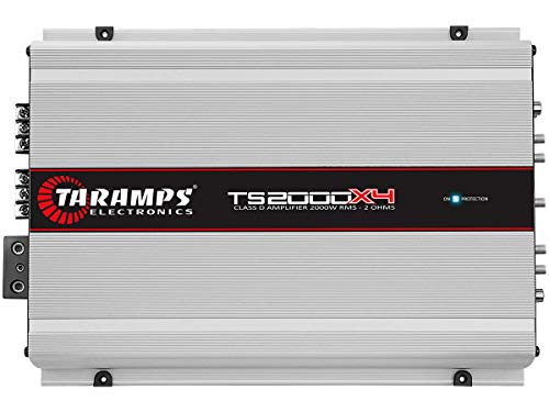 Taramps TS2000X4 Full Range 4 Channel 2 Ohm Class D 2000W Car Audio Amplifier