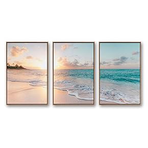 Framed for Living Room Bedroom Ocean Sea Beach...