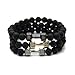 Flexo Fitness Barbell Dumbbell Beaded Balancing Gym Bracelet - Gun Metal