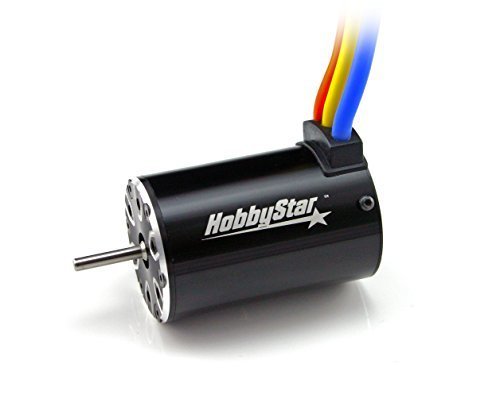 HobbyStar550 Brushless Sensorless Motor, 4-Pole, 3800KV for 1/10 RC Short Course Truck