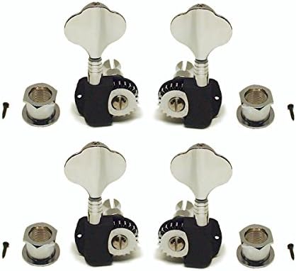 Ant Hill Music Bass Guitar Tuning Machines 2x2 21:1 Ratio Chrome