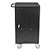 Fat Catalog 30-Device Mobile Charging Station for Laptops and Tablets, Lockable Charging Cart with Wheels for 30 Tablets/Chromebooks, Black