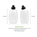 Adalid Gear Water Bottles (2-Pack) for the Running Hydration Belt : BPA-Free & Leak-Proof