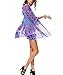 Swim Cover Ups,Women Chiffon Printed Beach Cardigan for Bikini,Swimsuit (Purple 1)
