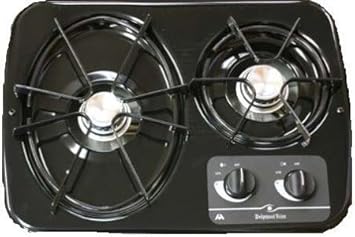 Atwood Black Dv20 B 2 Burner Drop In Cooktop Trailer Camper Rv