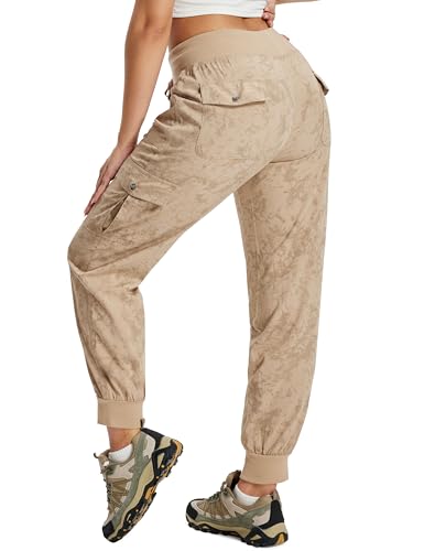MoFiz Womens Cargo Pants Hiking Joggers
