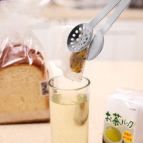 McoMce Tea Bag Squeezer, Stainless Steel Tea Bag Spoon, Tea Bag Strainer with Handle, 2 PCS Tea Bag Squeezer Tongs - Tea Bag Tongs Tea Strainers Holder Clip Tea or Sugar for Kitchen Bar Tools - Thumbnail 3