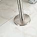 Zovajonia Brushed Nickel Floor Mounted Bathtub Shower Faucet Set 2 Handles Free Standing Tub Filler with Hand Shower