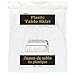 Unique Premium White Solid Plastic Table Skirt (29