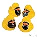 Bearded Rubber Ducks - 12 pcs