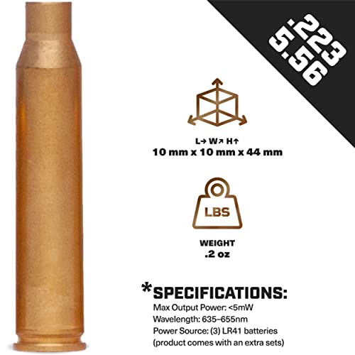 Tacticon Laser Boresighter for .223 Rem 5.56 mm NATO | Combat Veteran ...