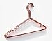 Copperkonk Polished Copper/Rose Gold Luxury Clothing Hangers for Closet Collection, Vintage Retro Finish, 5-Pack … (Copper/Rose Gold)