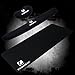 Keyboard Wrist Rest Pad - Mouse Pad Included Edition Cloth Solid Non-slip Rubber Base Smooth Surface Stitched Edge for Computer Desk Stationery Accessories-Comenzar