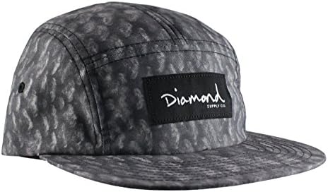 Diamond Supply Co. Fish Scale 5-Panel Hat (Black)