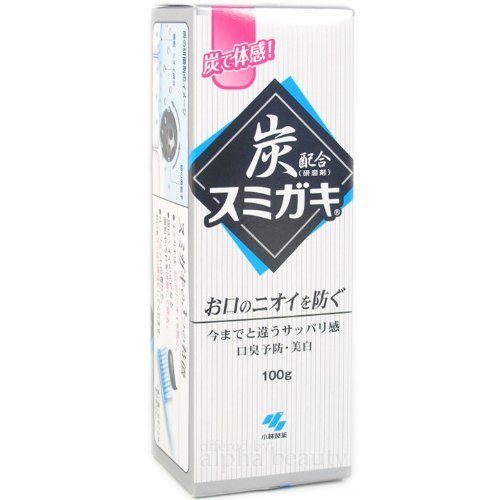 Kobayashi Japan Charcoal Powder Power Toothpaste Tooth Care 100g (Japan Edition) by BestOfferBuy